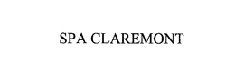 SPA CLAREMONT trademark