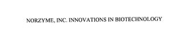 NORZYME, INC. INNOVATIONS IN BIOTECHNOLOGY trademark