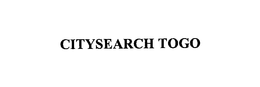 CITYSEARCH TOGO trademark