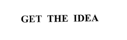 GET THE IDEA trademark