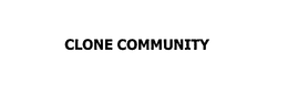 CLONE COMMUNITY trademark
