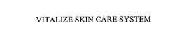 VITALIZE SKIN CARE SYSTEM trademark
