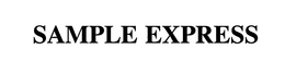 SAMPLE EXPRESS trademark