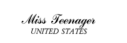 MISS TEENAGER UNITED STATES trademark