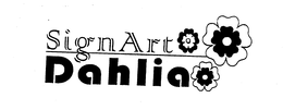 SIGN ART DAHLIA trademark