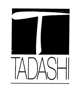 T TADASHI trademark
