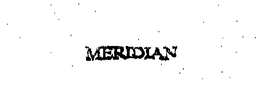MERIDIAN trademark