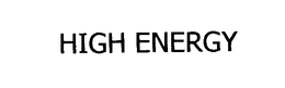 HIGH ENERGY trademark
