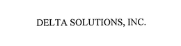 DELTA SOLUTIONS, INC. trademark