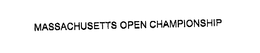 MASSACHUSETTS OPEN CHAMPIONSHIP trademark