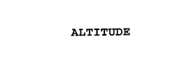 ALTITUDE trademark