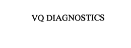 VQ DIAGNOSTICS trademark