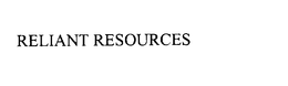 RELIANT RESOURCES trademark