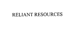 RELIANT RESOURCES trademark