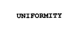 UNIFORMITY trademark