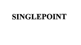 SINGLEPOINT trademark
