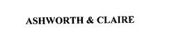 ASHWORTH & CLAIRE trademark