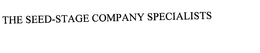 THE SEED-STAGE COMPANY SPECIALISTS trademark