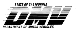 STATE OF CALIFORNIA DMV DEPARTMENT OF MOTOR VEHICLES trademark