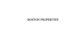 BOSTON PROPERTIES trademark