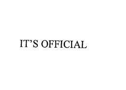 IT'S OFFICIAL trademark