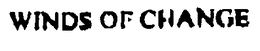 WINDS OF CHANGE trademark