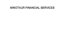 MINOTAUR FINANCIAL SERVICES trademark