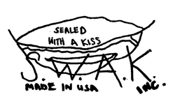 SEALED WITH A KISS S.W.A.K. trademark