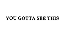 YOU GOTTA SEE THIS trademark