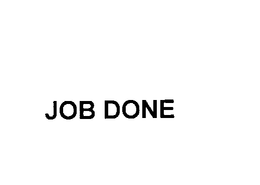 JOB DONE trademark