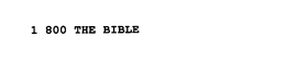 1 800 THE BIBLE trademark
