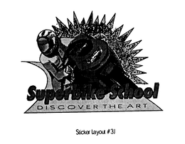 SUPER SCHOOL DISCOVER THE ART STICKER LAYOUT #31 trademark