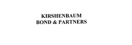 KIRSHENBAUM BOND & PARTNERS trademark