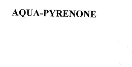 AQUA-PYRENONE trademark