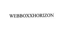 WEBBOXXHORIZON trademark