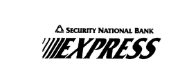 SECURTY NATIONAL BANK EXPRESS trademark
