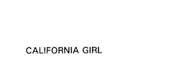 CALIFORNIA GIRL trademark