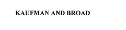 KAUFMAN AND BROAD trademark