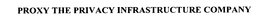 PROXY THE PRIVACY INFRASTRUCTURE COMPANY trademark