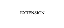 EXTENSION trademark
