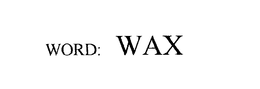 WAX trademark