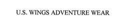 U.S. WINGS ADVENTURE WEAR trademark