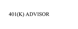 401(K) ADVISOR trademark