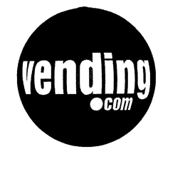 VENDING.COM AND DESIGN trademark