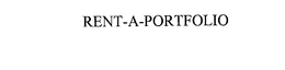 RENT-A-PORTFOLIO trademark