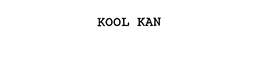 KOOL KAN trademark