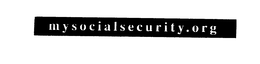 MYSOCIALSECURITY.ORG trademark