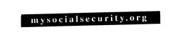 MYSOCIALSECURITY. ORG trademark