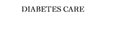 DIABETES CARE trademark