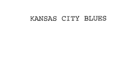 KANSAS CITY BLUES trademark